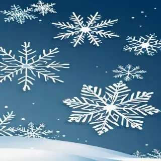 snowflake clipart free