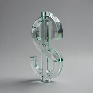 transparent dollar sign