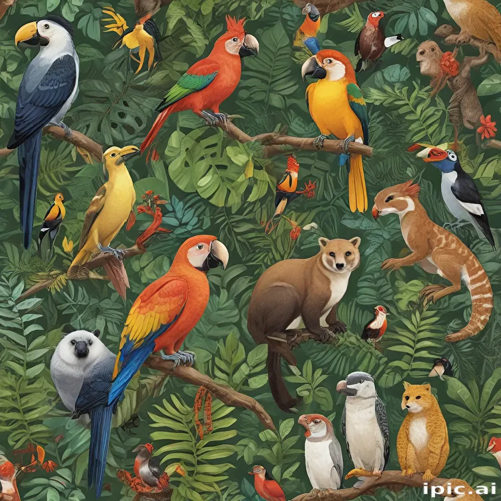 rainforest animals