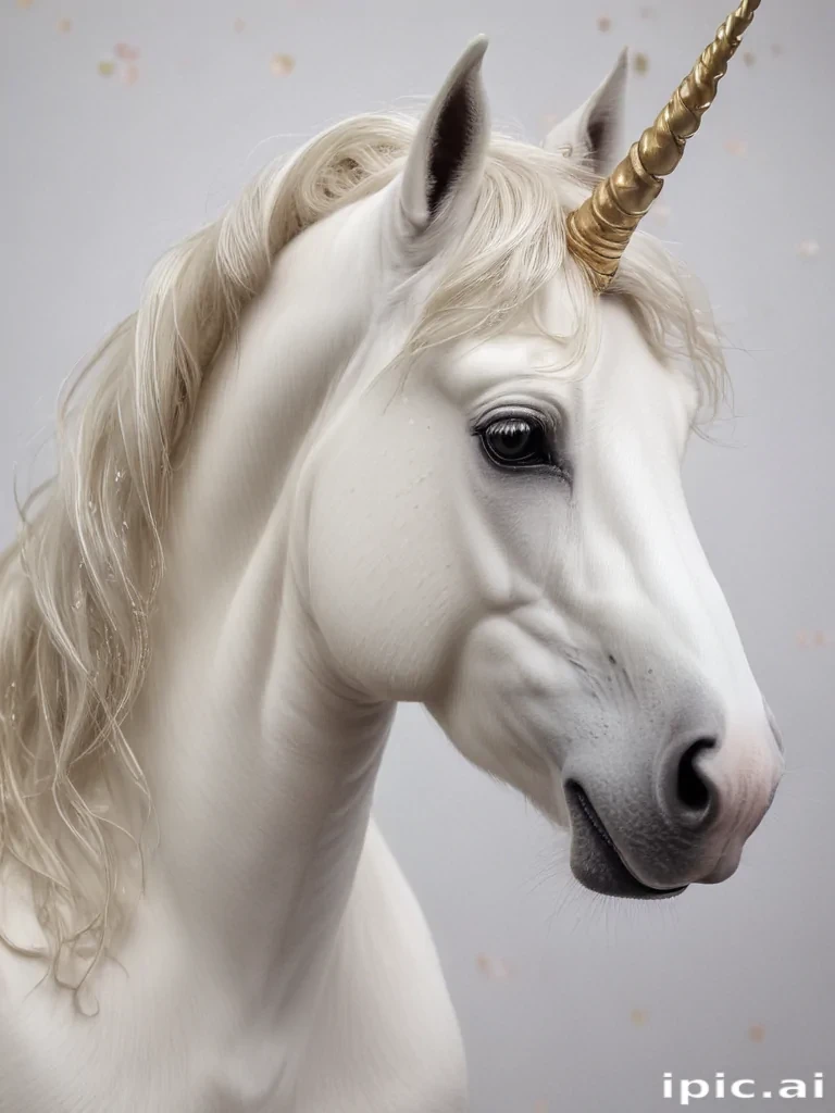 unicorn outline