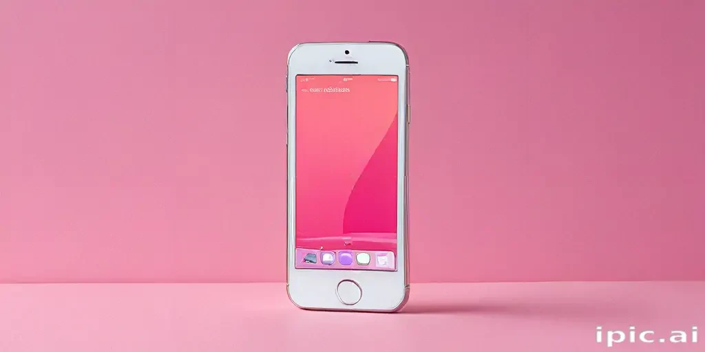 iphone pink background