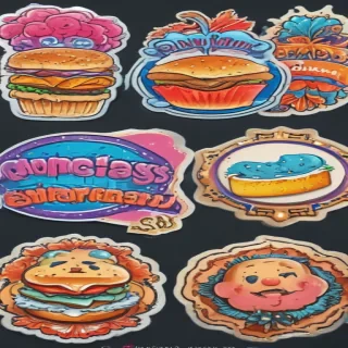 stickers clipart