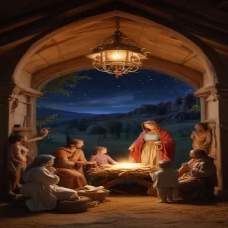 manger scene images free