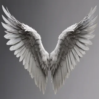 realistic angel wings png