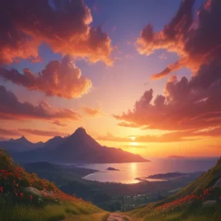 cute sunset backgrounds