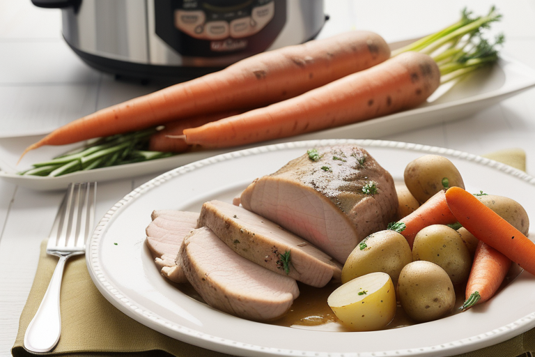 pork tenderloin with potatoes and carrots slow cooker
