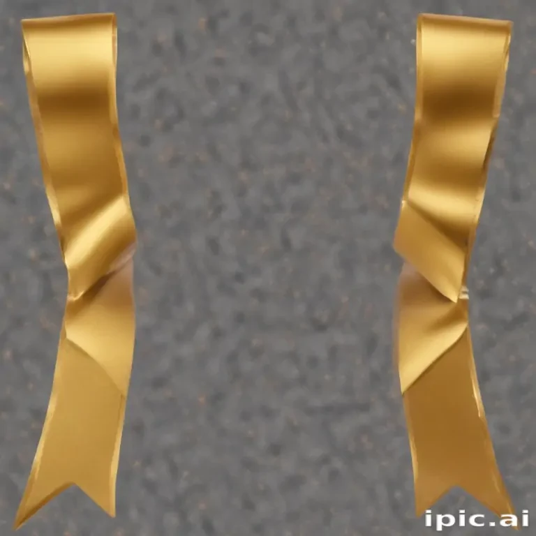 gold ribbon png