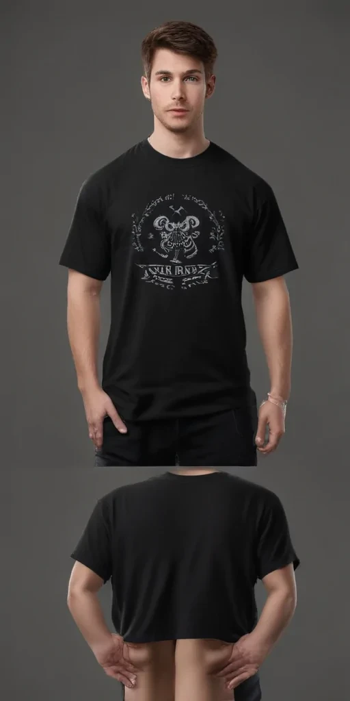 black t shirt png
