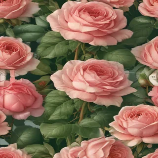 vintage rose illustration