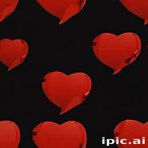 broken heart black background