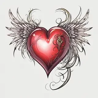 heart tattoo png