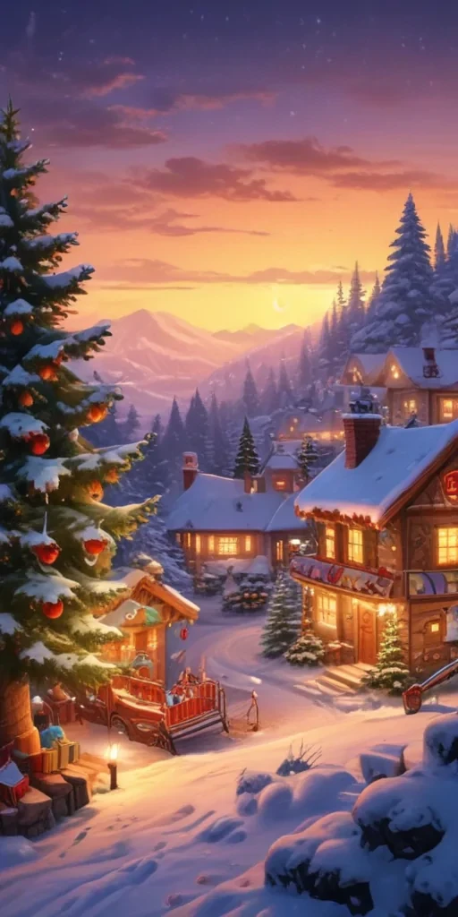 cartoon christmas backgrounds