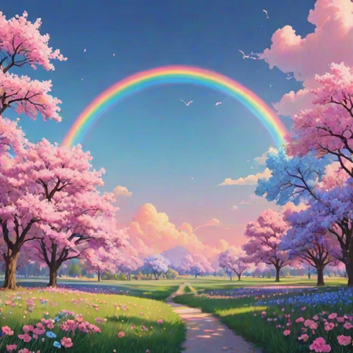 rainbow wallpaper aesthetic