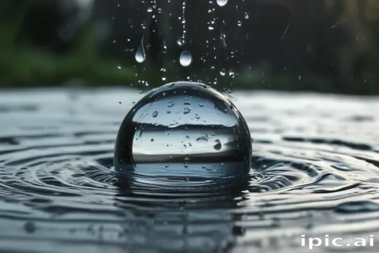 water droplets transparent