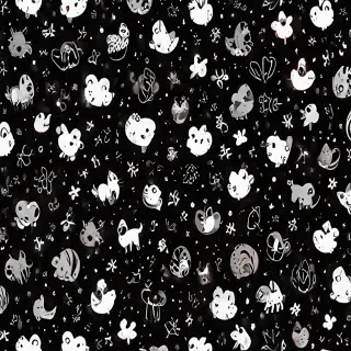 cute backgrounds black