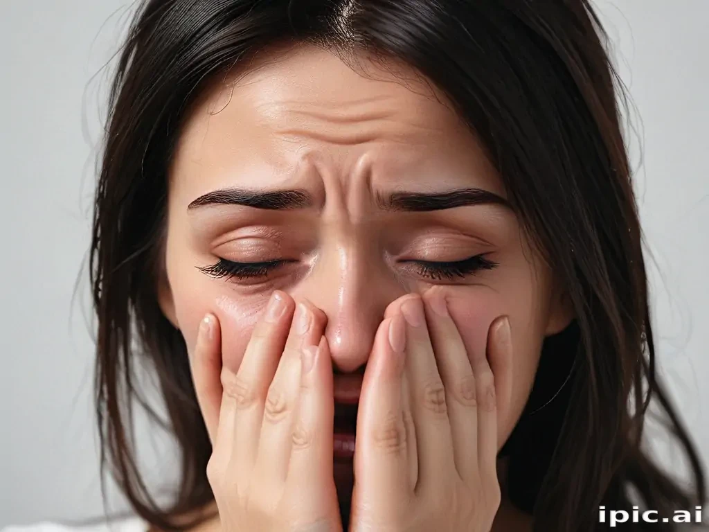 picture of someone crying