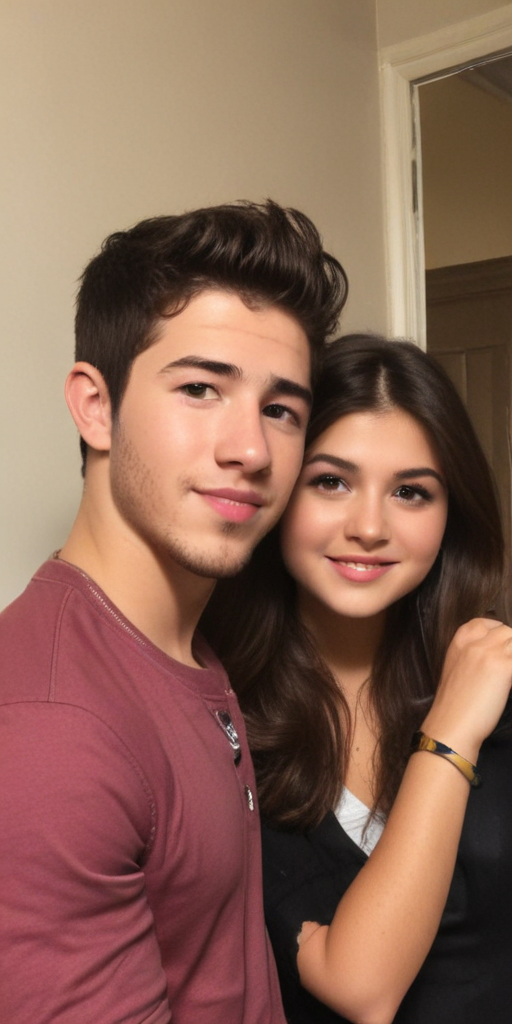 nick jonas with selena gomez