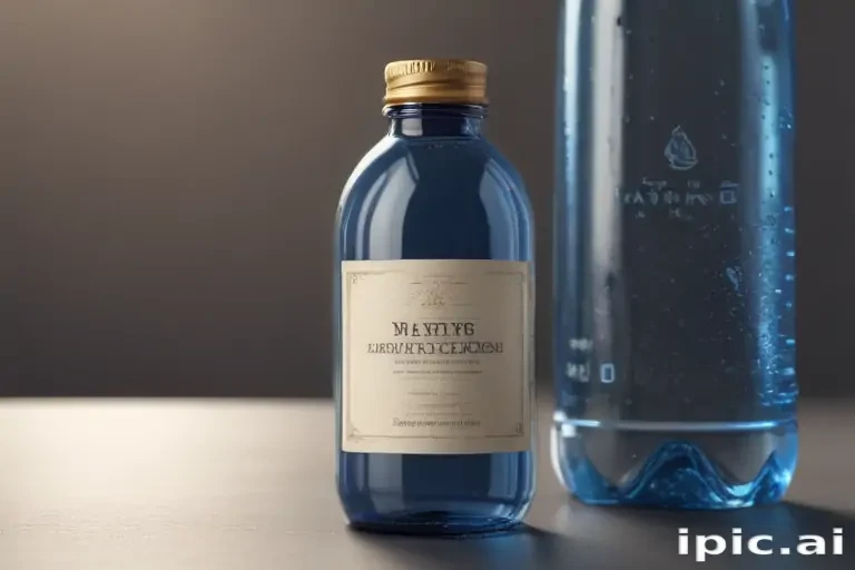 water bottle mockup