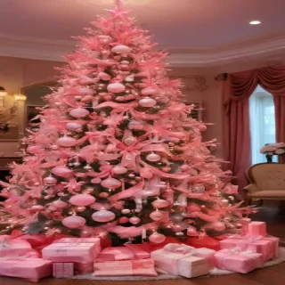 pink christmas pictures