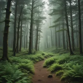 green forest aesthetic