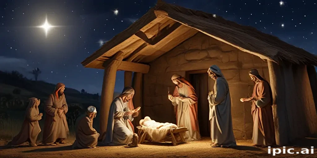 merry christmas nativity images free