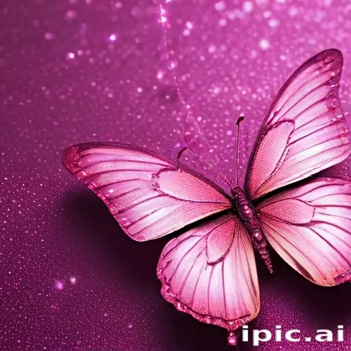 glitter butterfly wallpaper