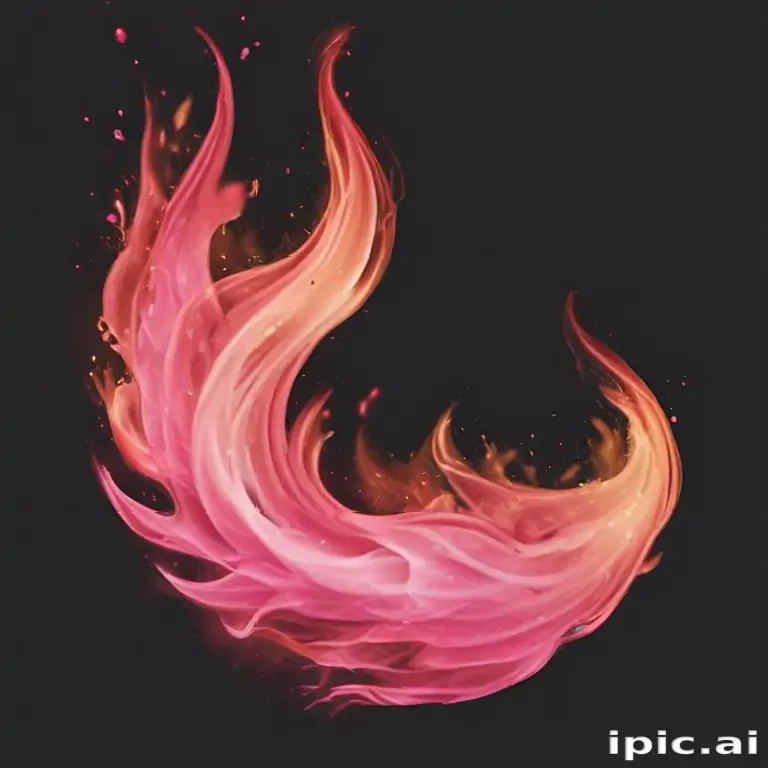 pink flames png