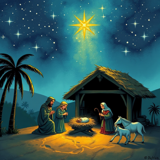 images of the manger scene