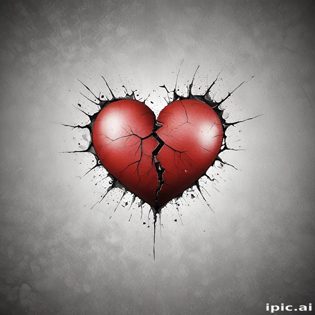 broken heart background