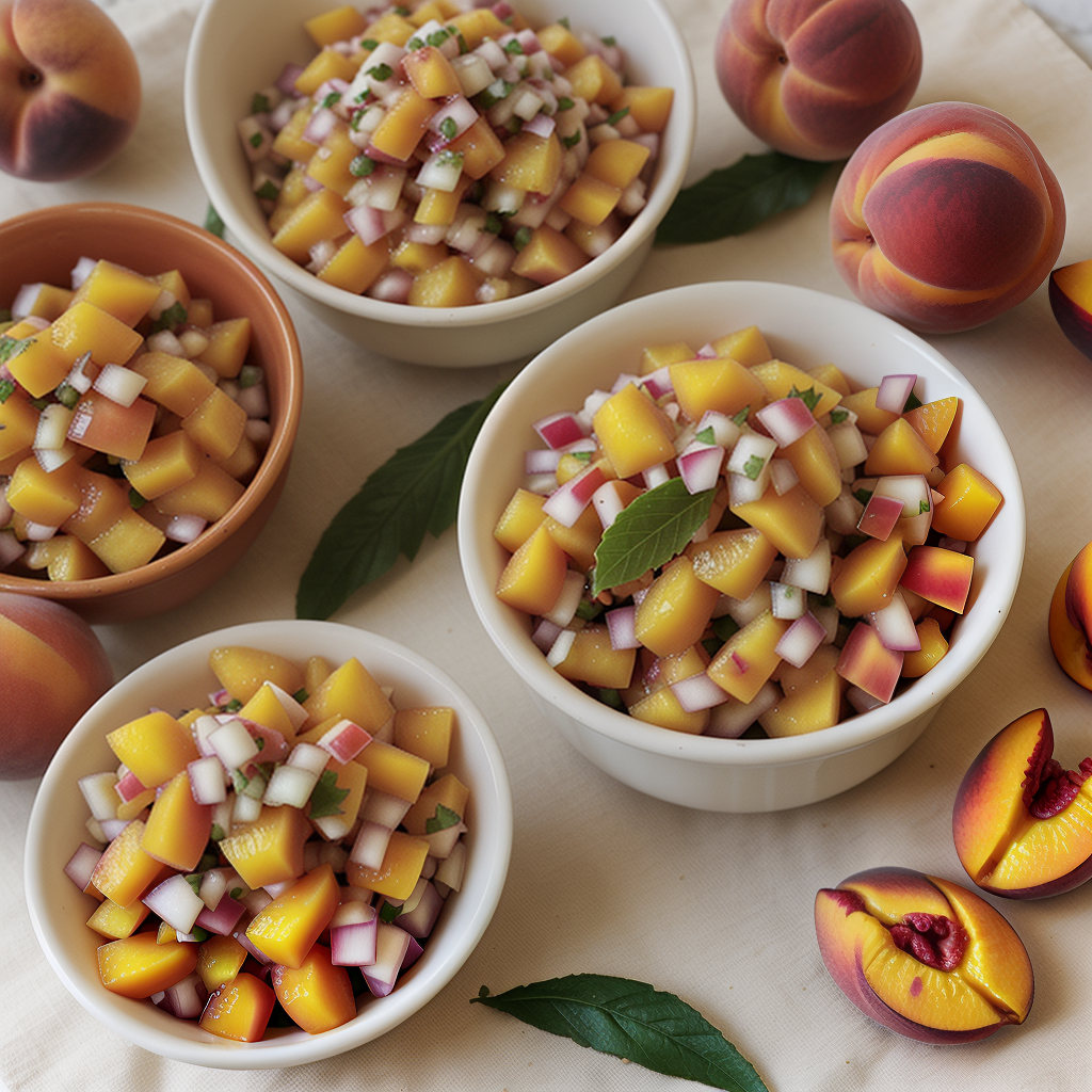 santa barbara peach mango salsa