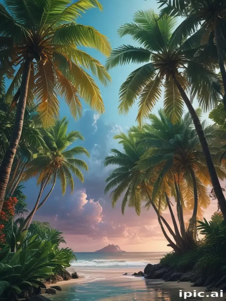 tropical wallpaper iphone