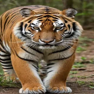 tiger transparent