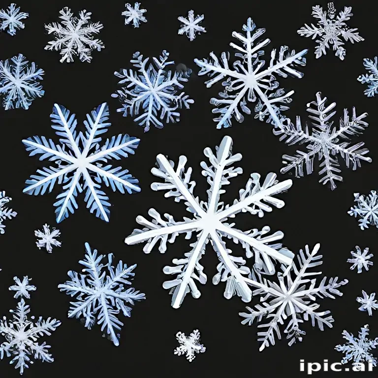 snowflakes clipart transparent background