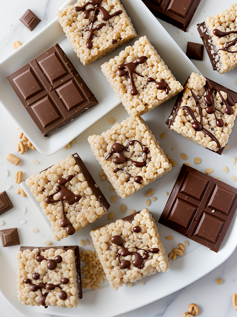 rice krispies chocolate and peanut butter