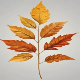 leaves no background