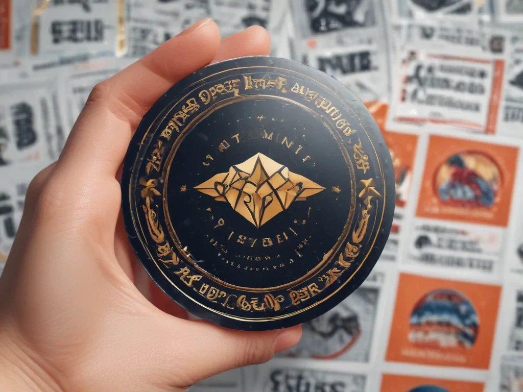 sticker mockup