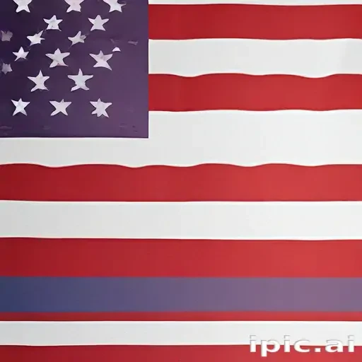 transparent american flag clipart