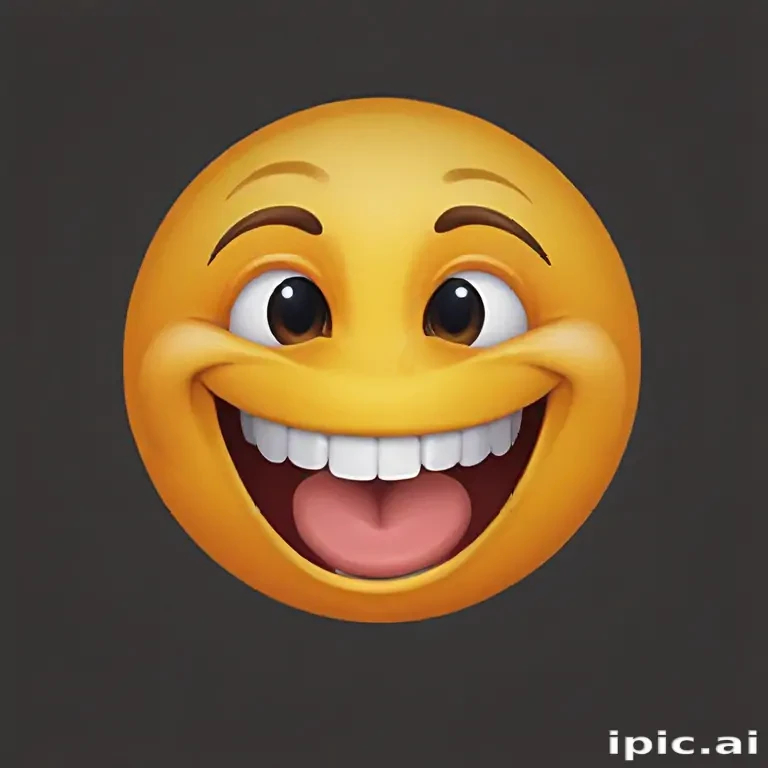 laugh emoji transparent background