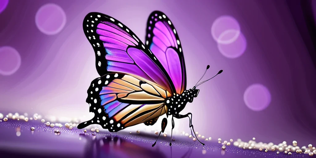 purple butterfly images
