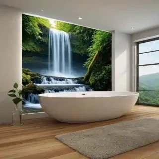 water fall wall paper