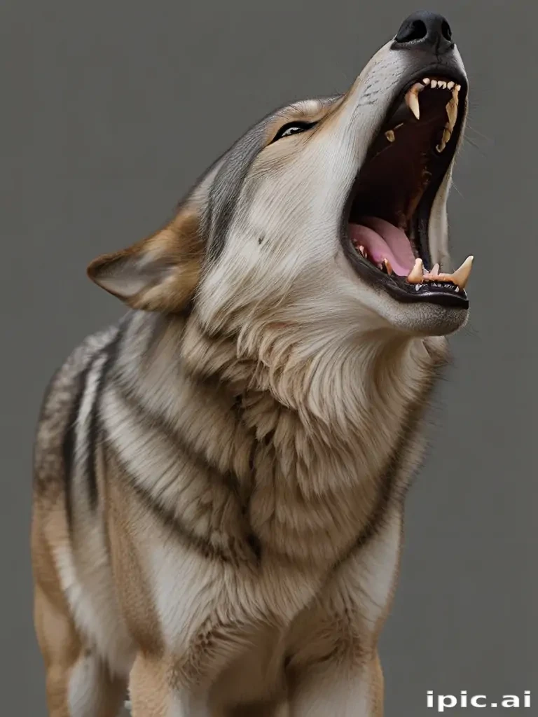 wolf howl png
