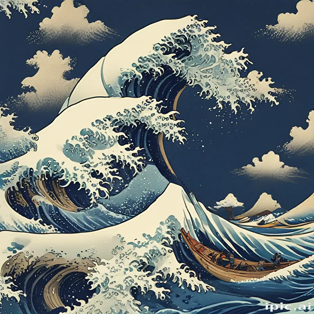the great wave wallpaper