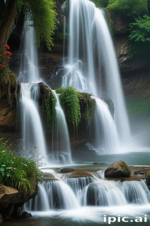 water fall wall paper