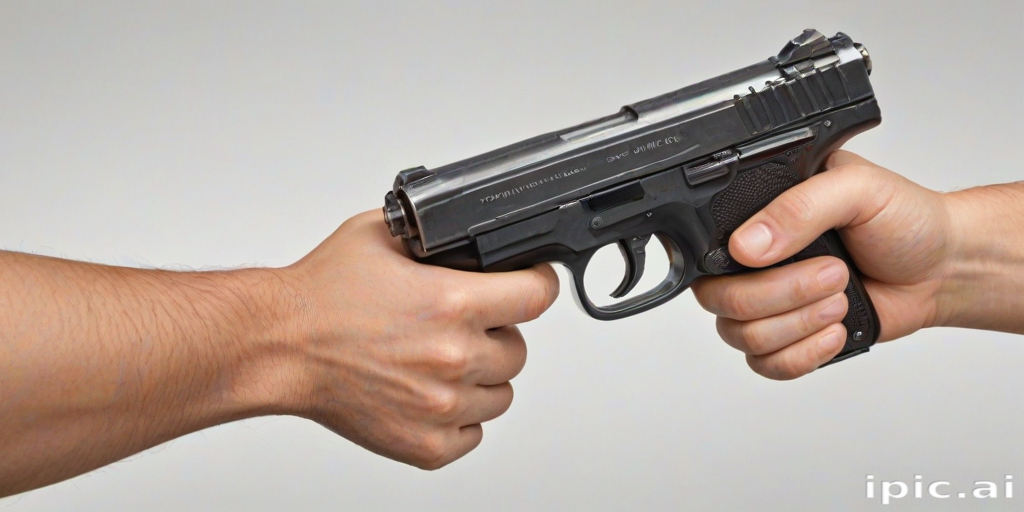 hand with gun png