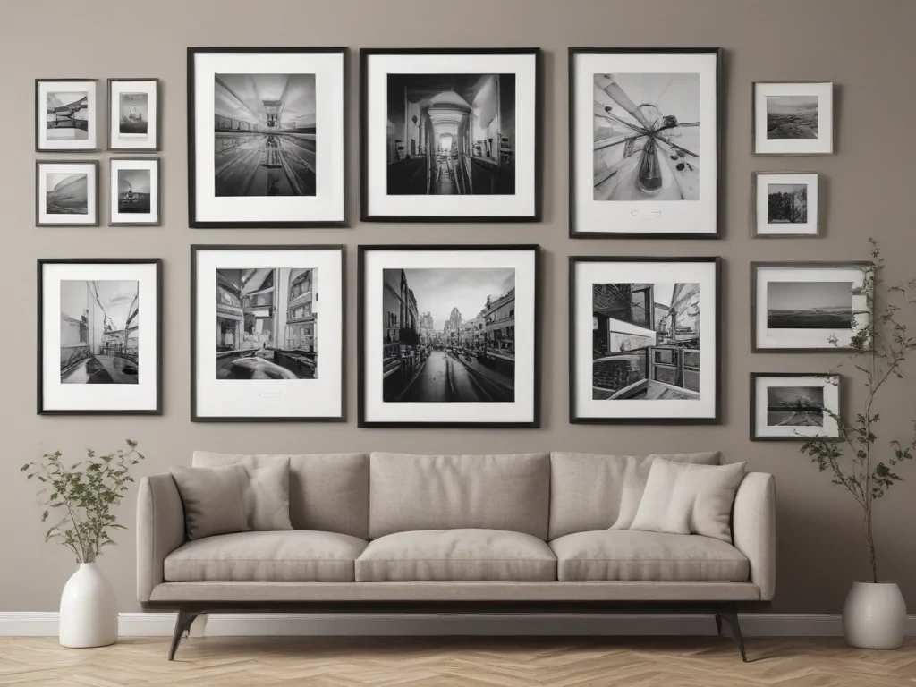 gallery wall mockup