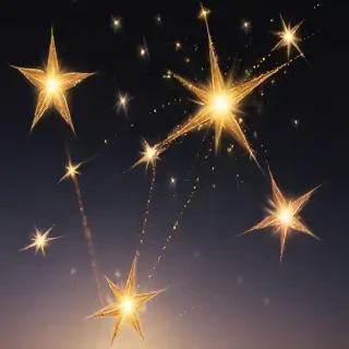 sparkling stars png