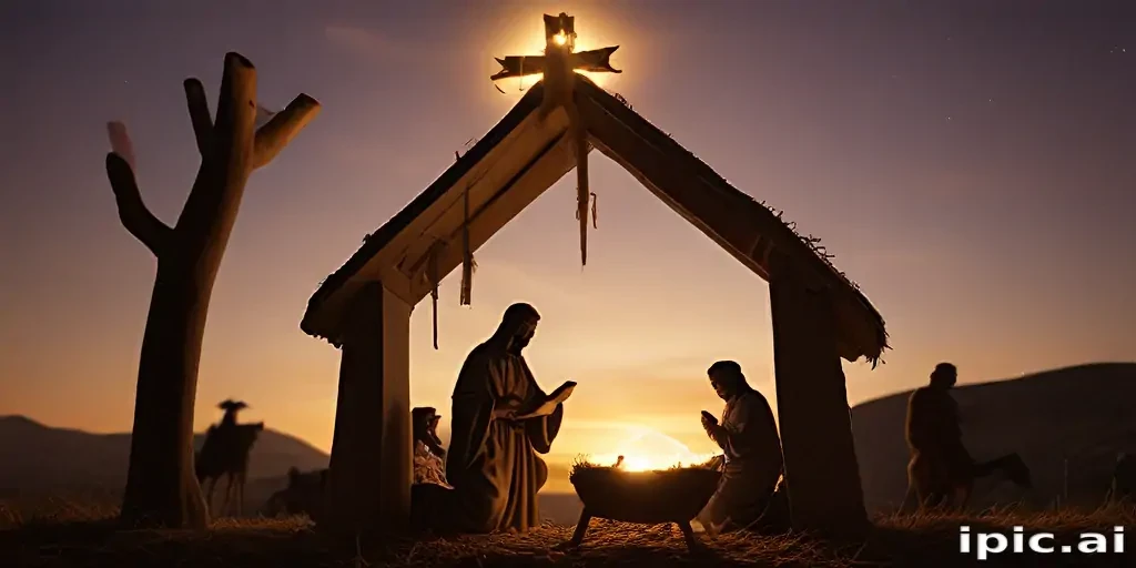 manger scene images free