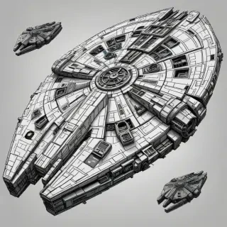 millennium falcon clip art