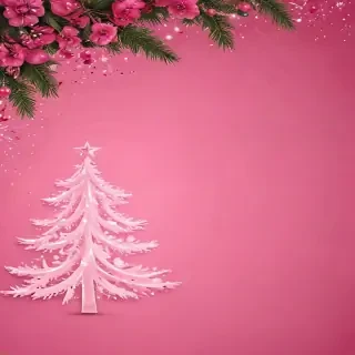 pink christmas desktop wallpaper