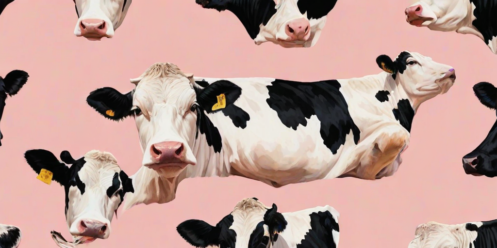 aesthetic cow print wallpaper
